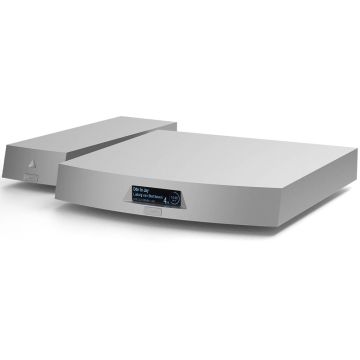 Lumin U2x muziekstreamer transport zilver