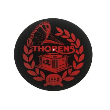 Thorens viltmat zwart/rood